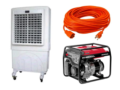 Rent Electrical Item, Heater, & Cooling Unit